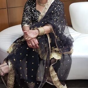 Indian Black Anarkali Suit